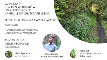 Warsztaty kąpieli leśnych dla parków narodowych 2025